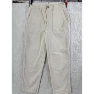 Madewell Canvas Carpenter workwear Pants Womens Straight Size 28 Preloved